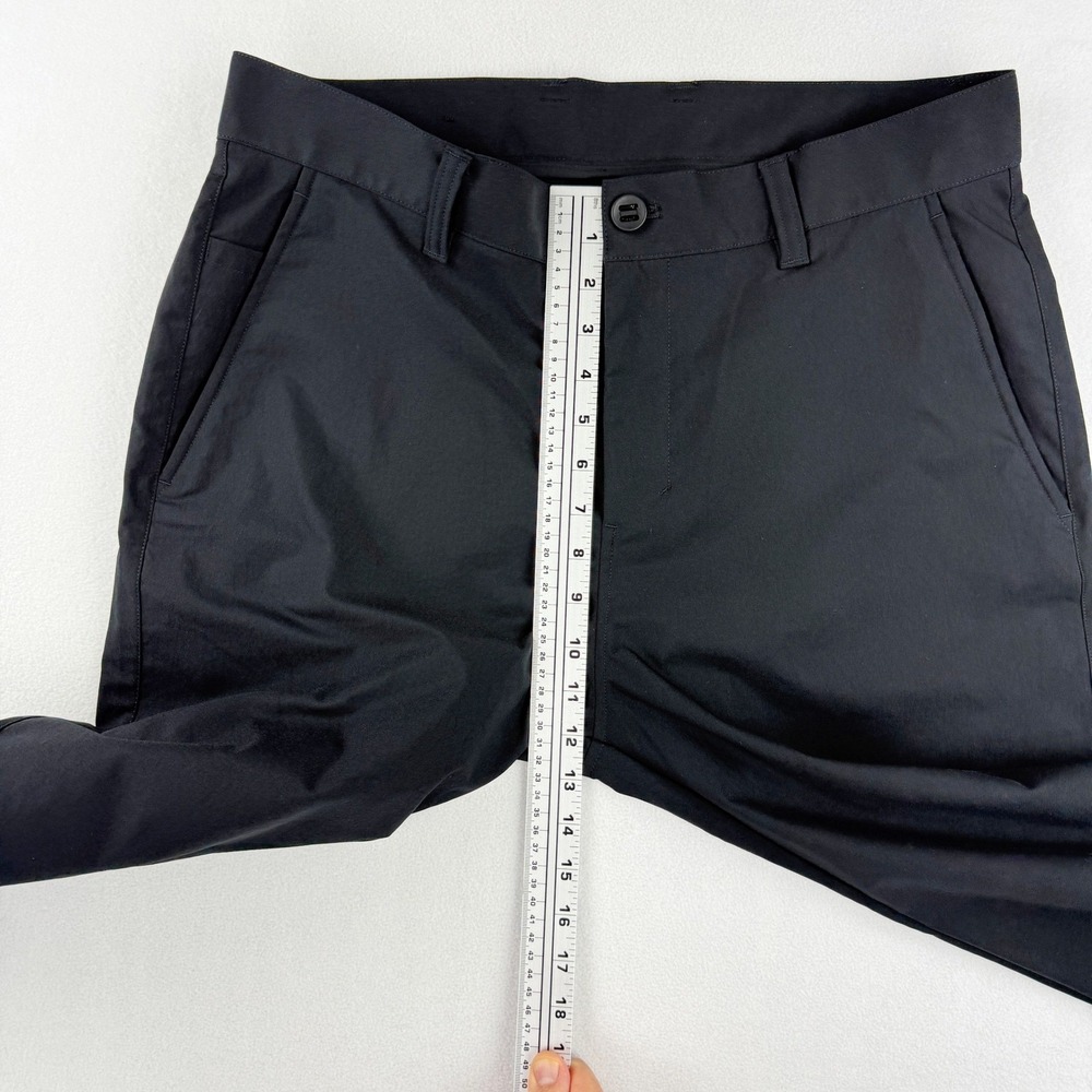 LULULEMON ABC Skinny-Fit 5 Pocket Pant Warpstreme Size 33x27 Mens Black M5AN1S - Picture 5 of 7